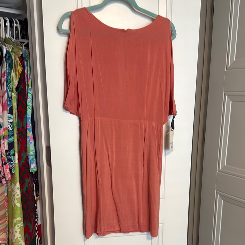 BB Dakota Coral Sheath Dress